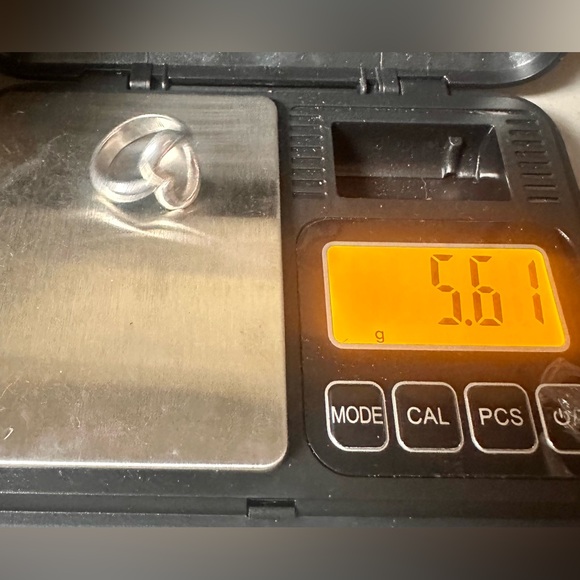 Retired JAMES AVERY Abounding Heart Ring; Puffy Open Heart; SIZE 5 - Picture 10 of 11